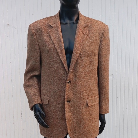 JOHN BLAIR MEN'S WOOL BLEND (2) BUTTON LU MEN'S WOOL BLEND (2) BUTTON LUX BLAZER - Picture 13 of 17